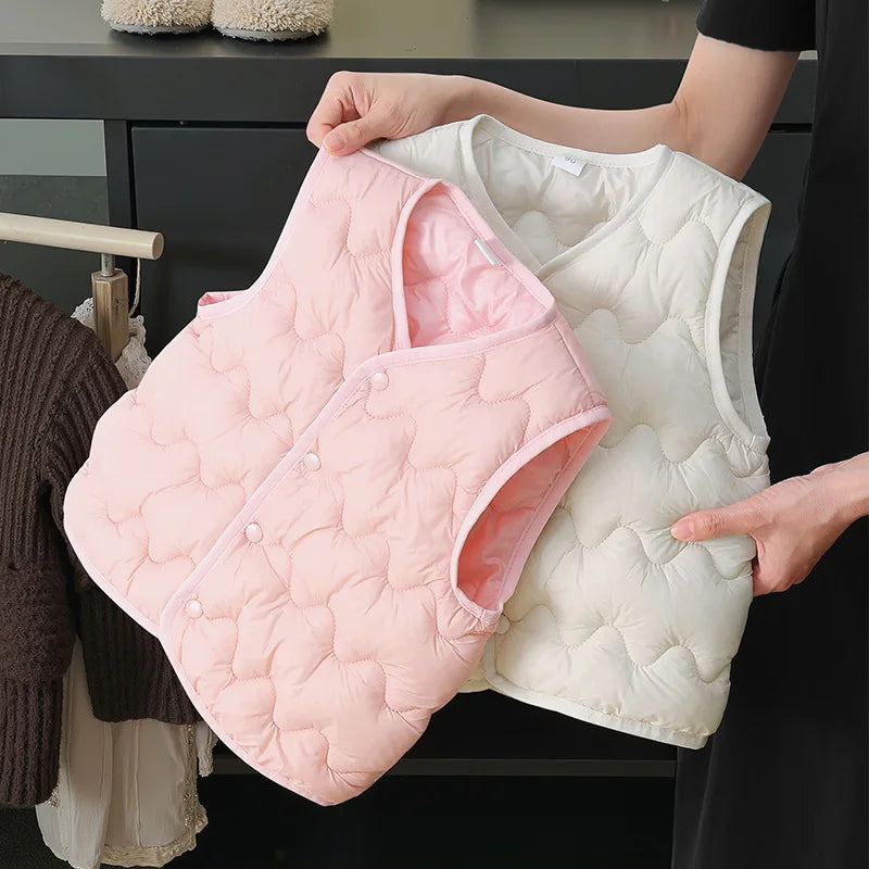 Winter Kids Warm Vest Toddler Girls Boys