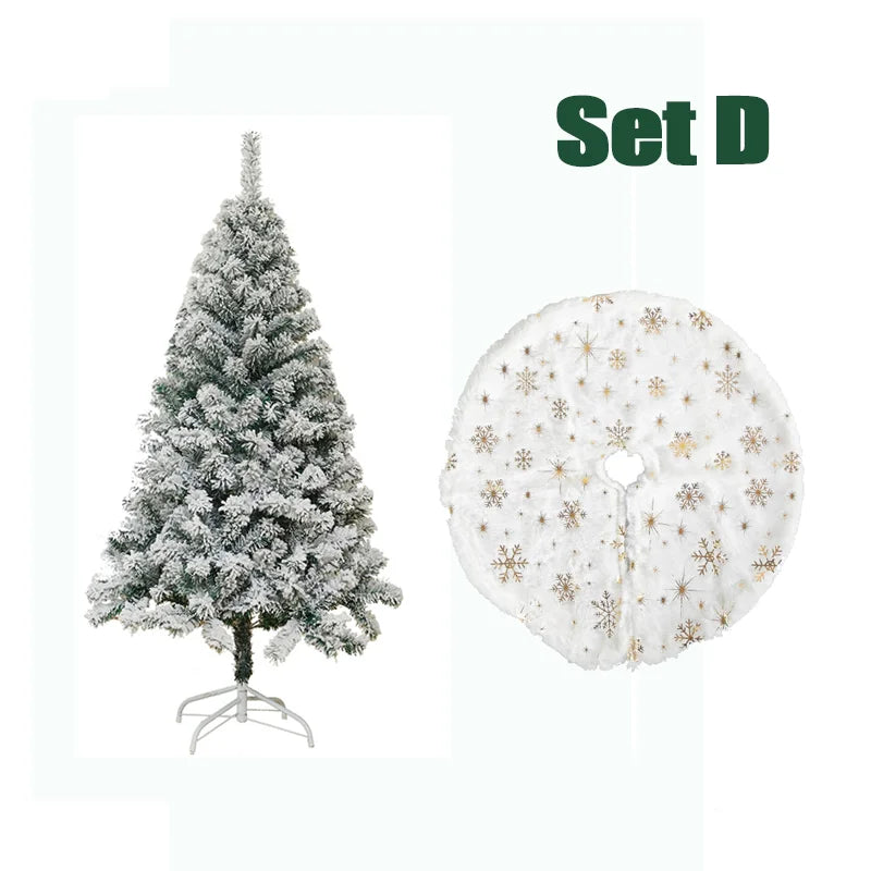 Christmas Tree PVC Artificial Snow Christmas Tree Cedar Christmas Tree Mall Window Decoration