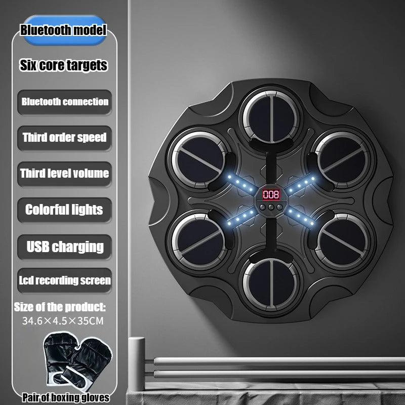 Wall Mounted Smart Music Boxing Machine Bluetooth