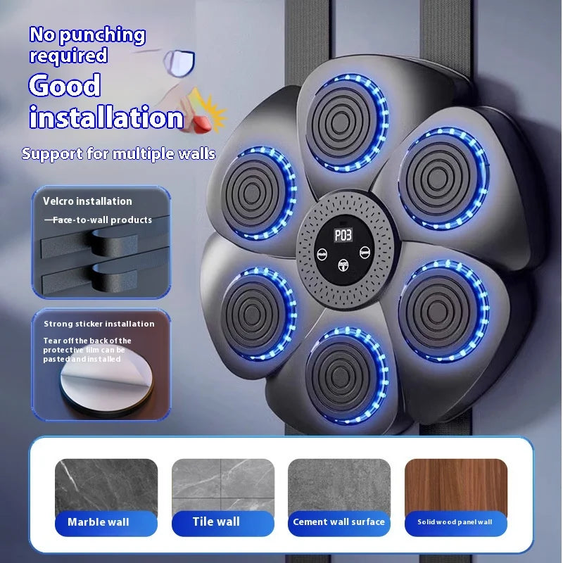 Smart Music Boxing Machine Home Use Adult & Children Wall Target Boxing