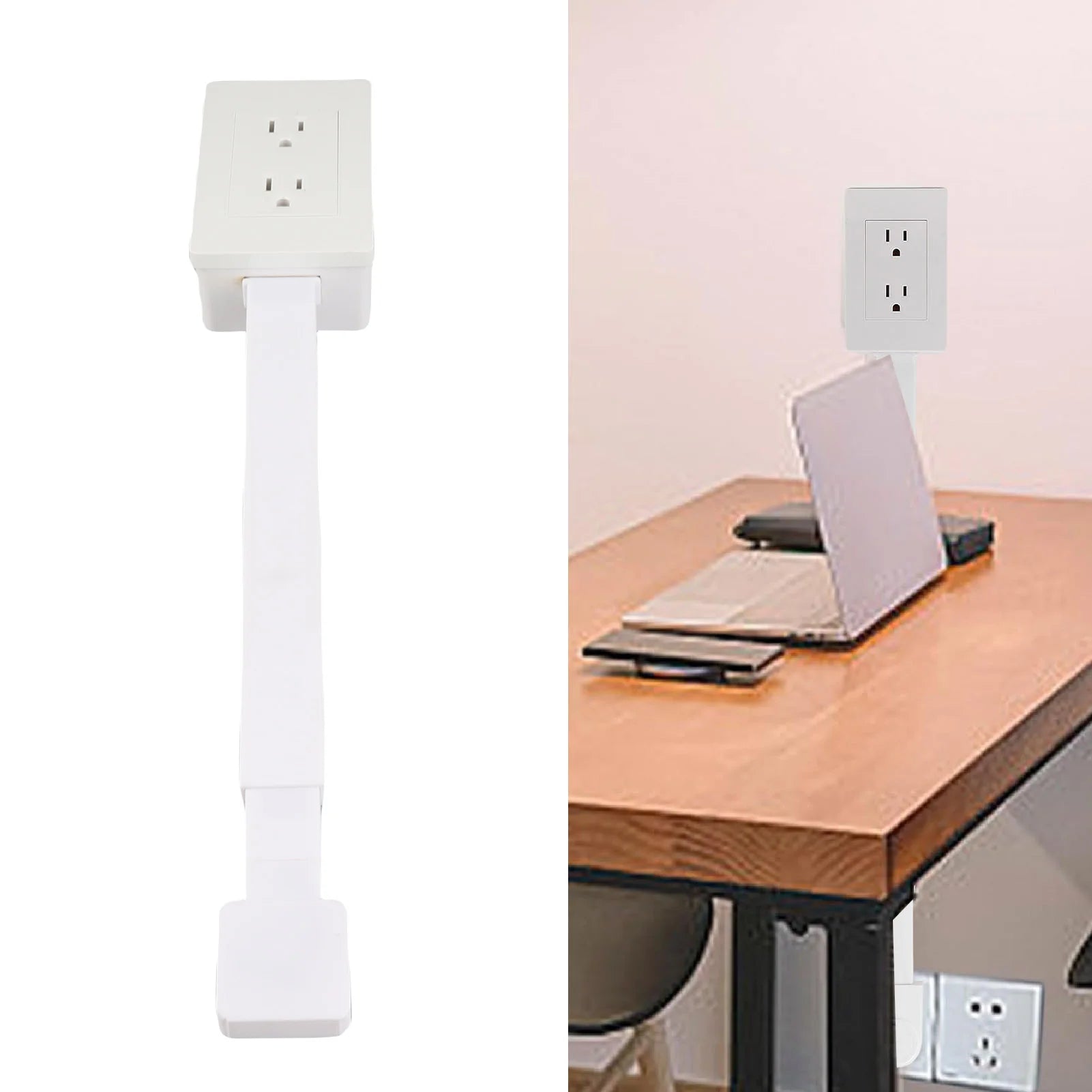 Extendable Power Strip Electrical Outlet Extender