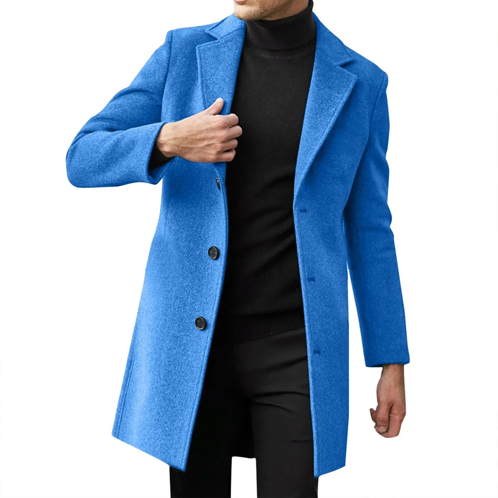 Winter Coats Man New Men's Clothing British Men Business Casual Woolen Coat Spring Jacket Men