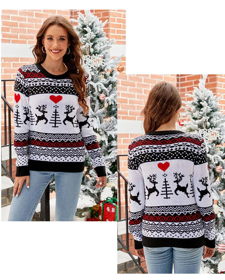 Christmas Knitwears Sweater Women Autumn And Winter