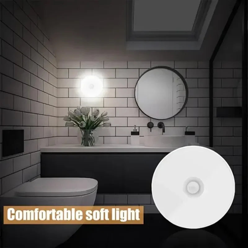 LED Motion Sensor Night Light Night for Kitchen Cabinet Wardrobe Lamp Staircase