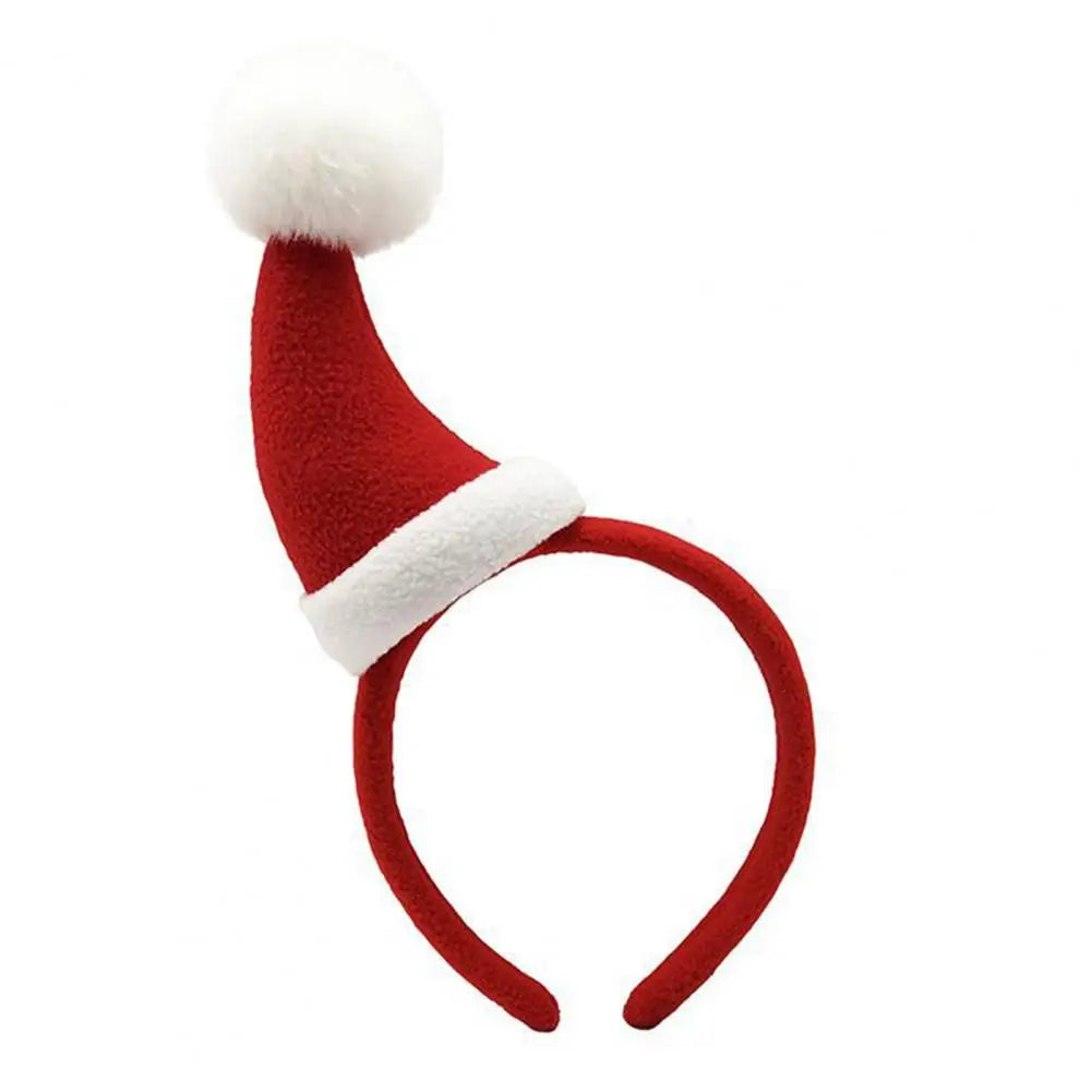 Merry Christmas Cartoon Headband Santa Hat Antler Headband
