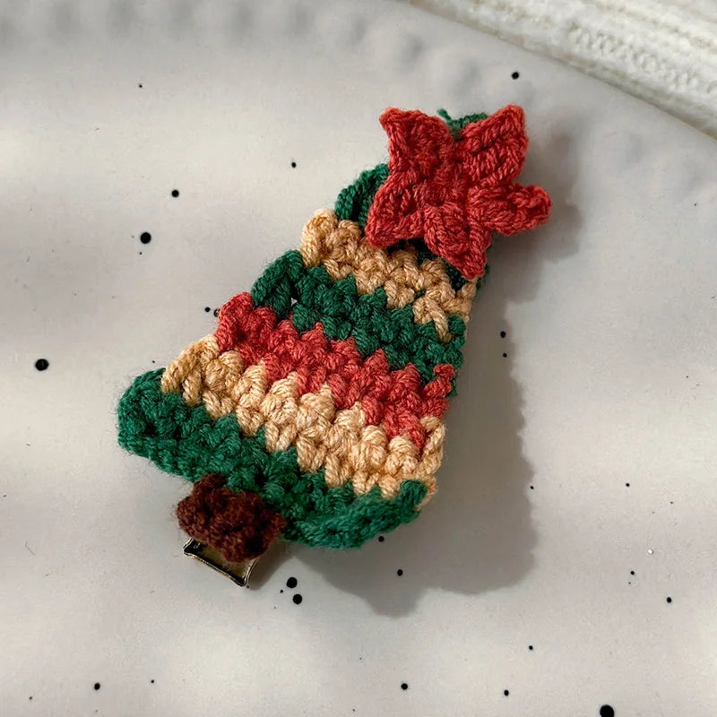 Christmas Series Hair Clips Winter Wool HairPins