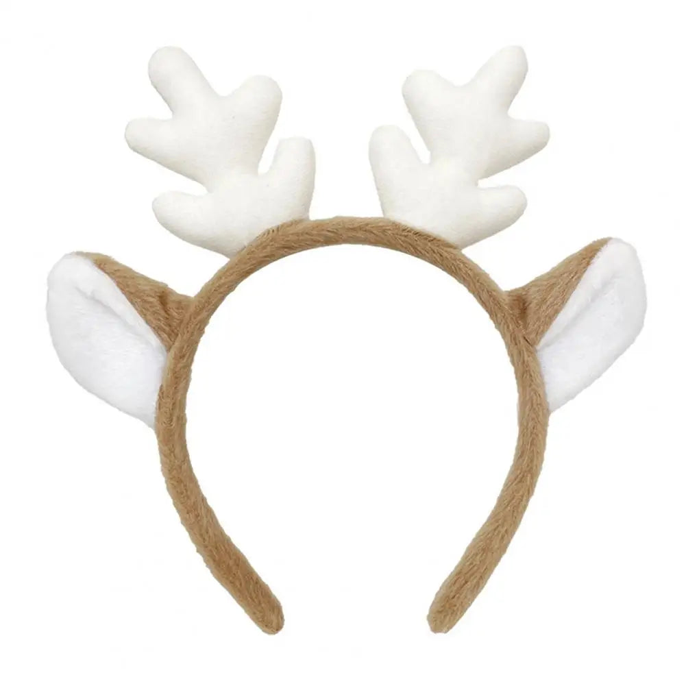 Merry Christmas Cartoon Headband Santa Hat Antler Headband