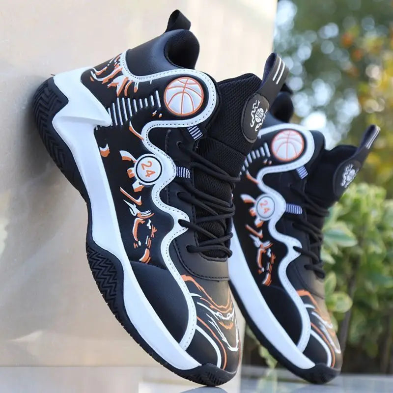 Basketball Shoes Men High Top Breathable Sneakers
