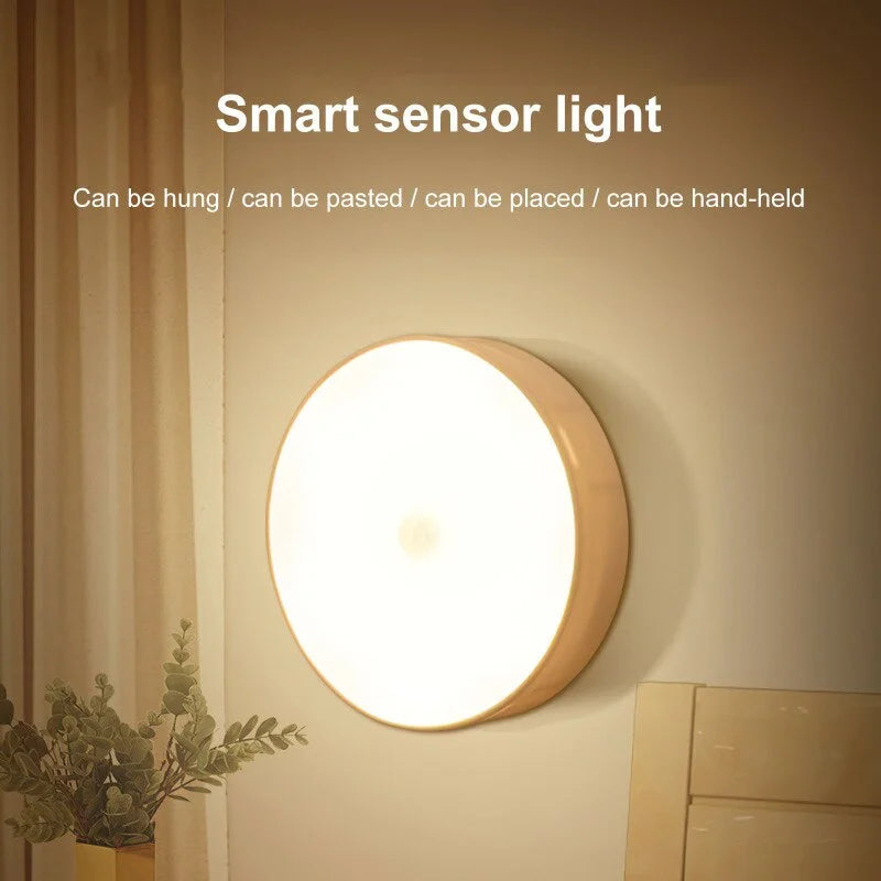 LED Smart Human Body Sensor Night Lamp Emergency Use Night Light