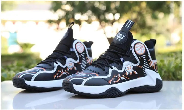 Basketball Shoes Men High Top Breathable Sneakers