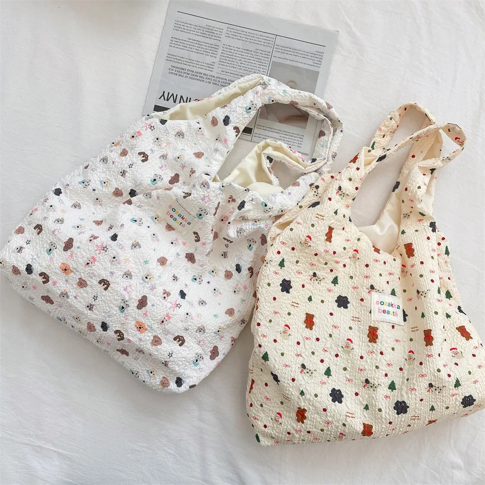 Tote Women Sweet Cartoon Shoulder Bag Shopping Bag
