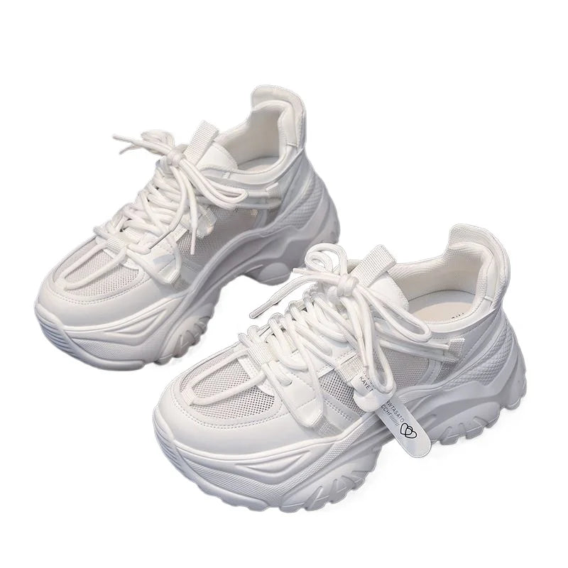 Women's Shoes Casual Shoes Spring Thick Sole Platform Woman Tennis Fashion Versatile Leisure Sneakers