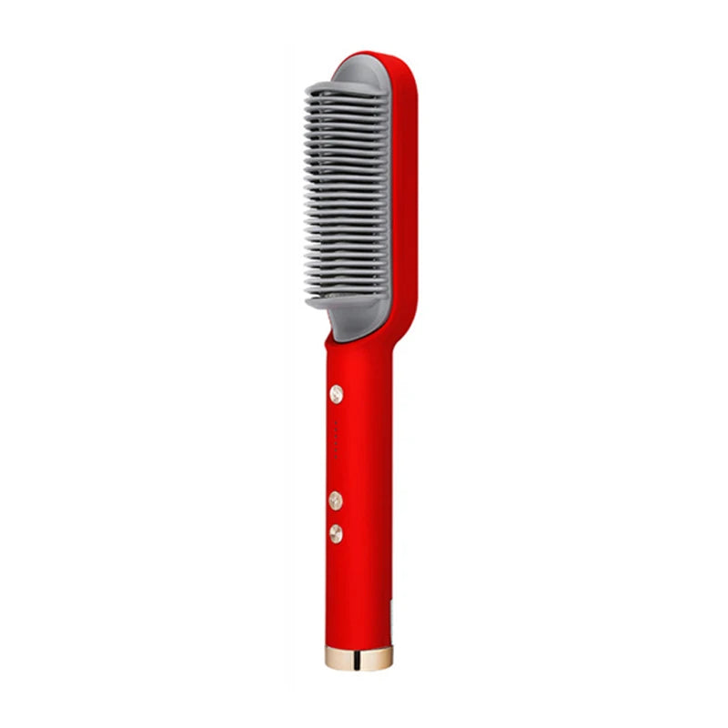 Negative Ion Hair Straight Brush Ptc Heater Comb