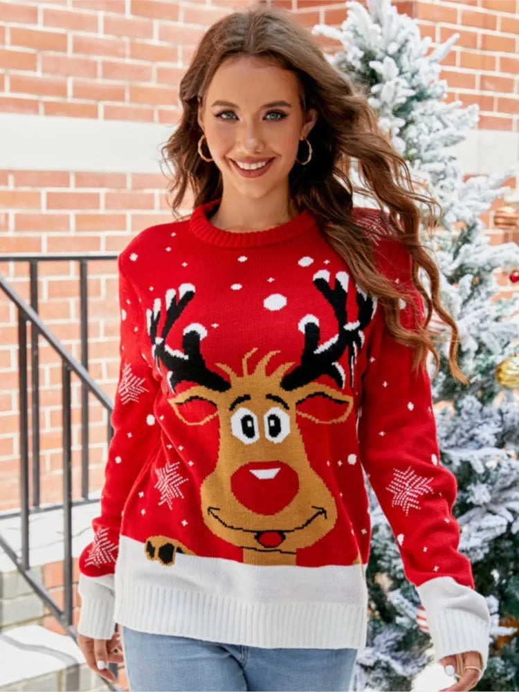 Christmas Knitwears Sweater Women Autumn And Winter