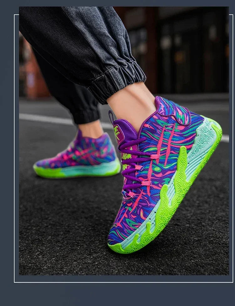 Basketball Shoes for Men Cushioning Basketball Sneaker