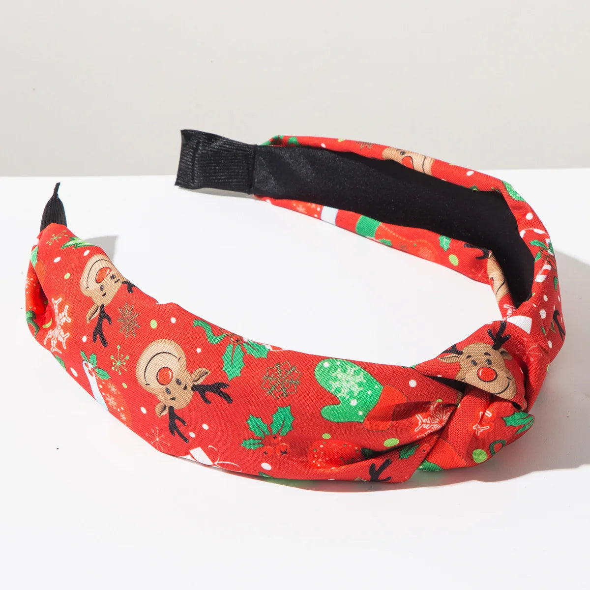 European and American New Christmas Printed Headband for Women
