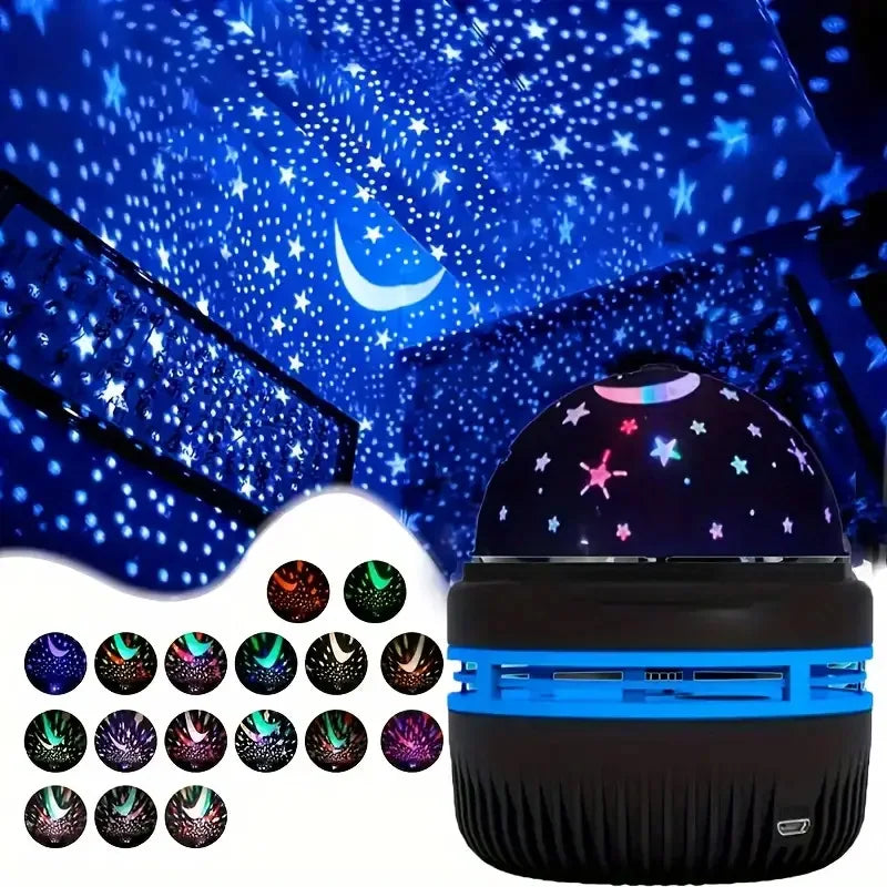 Colorful LED Starry Sky Projector Light