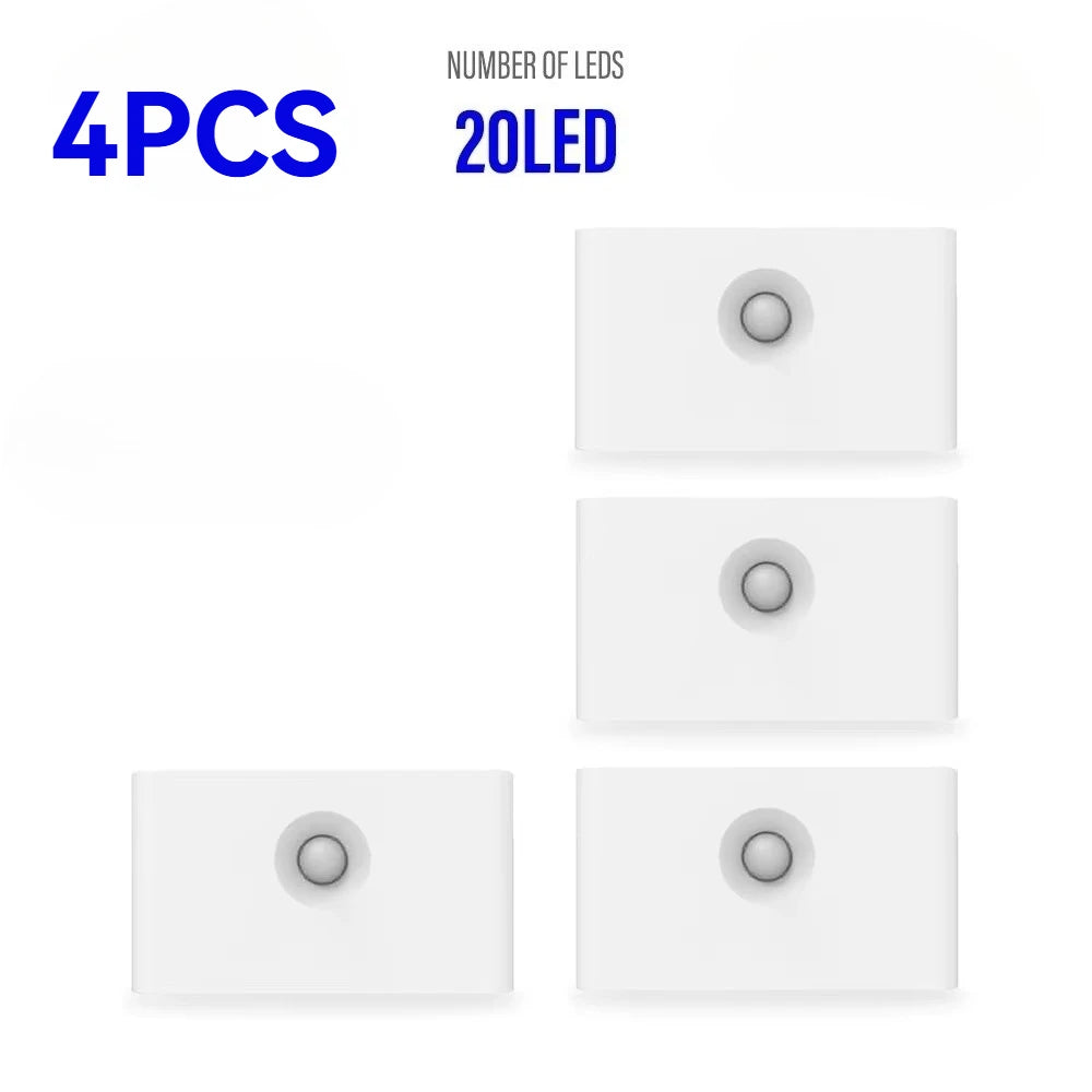 LED Induction Night Light Wireless  Wall Light Bedroom & Bathroom Night Light