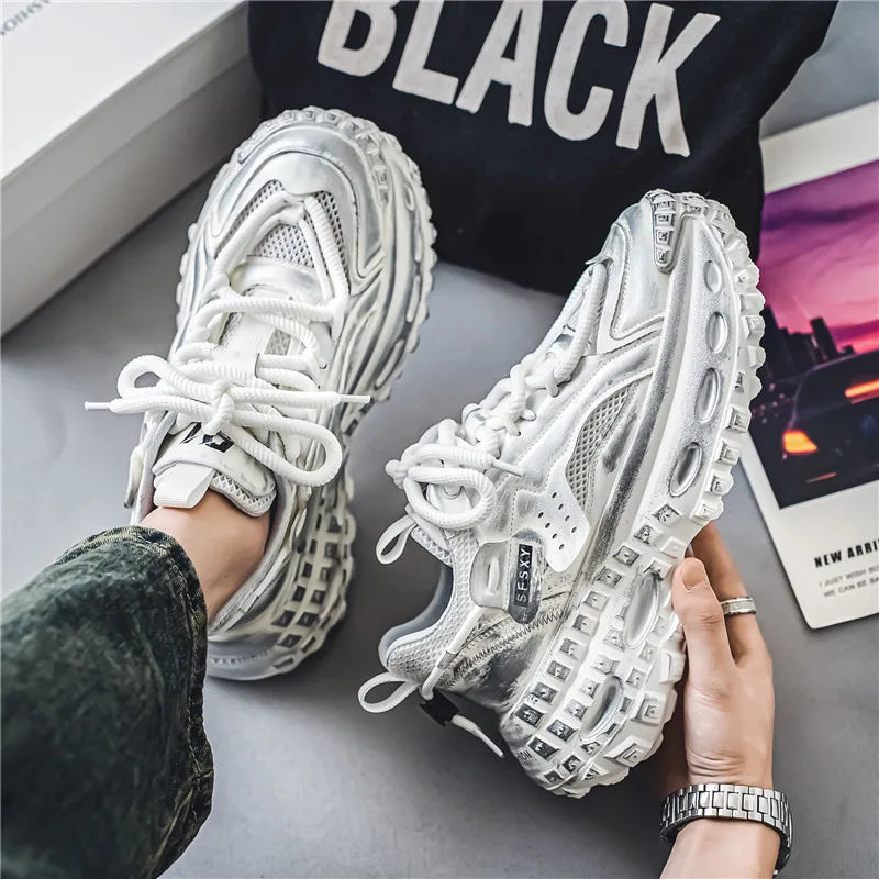 New Summer Outdoor Men's Casual Thick Bottom Sneaker Shoes for Men