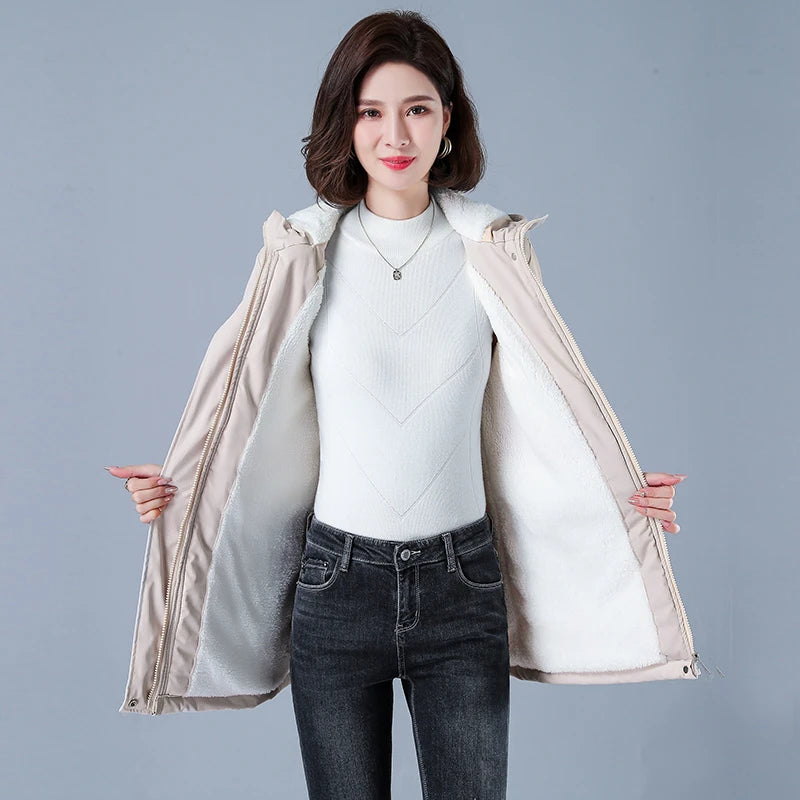 Winter Jacket Cotton Warm Puffer Coat