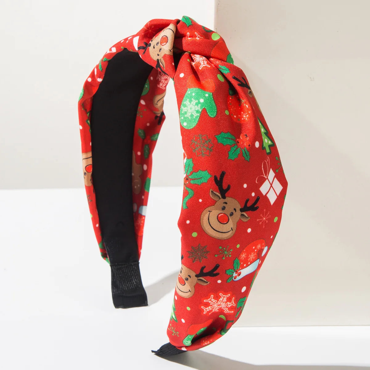 European and American New Christmas Printed Headband for Women