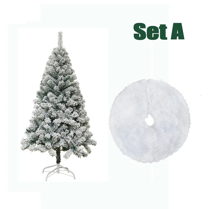 Christmas Tree PVC Artificial Snow Christmas Tree Cedar Christmas Tree Mall Window Decoration