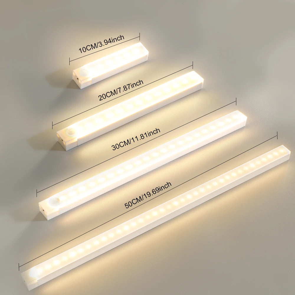 Wireless LED Cabinet Night Light Portable Detector Lamp for Wardrobe Hallway