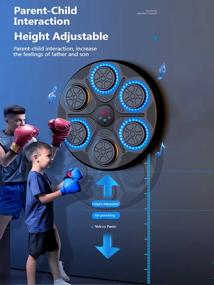 New Music Boxing Machine Smart Bluetooth Wall Mounted Music Boxing