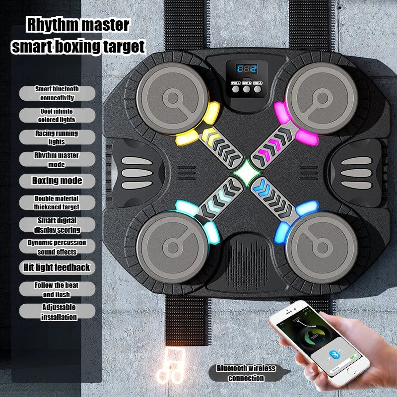 Wall Mounted Smart Music Boxing Machine Bluetooth
