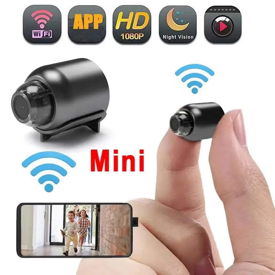 Mini Camera 1080P HD WiFi Wire HD Camera Kids Pet Safety Monitoring