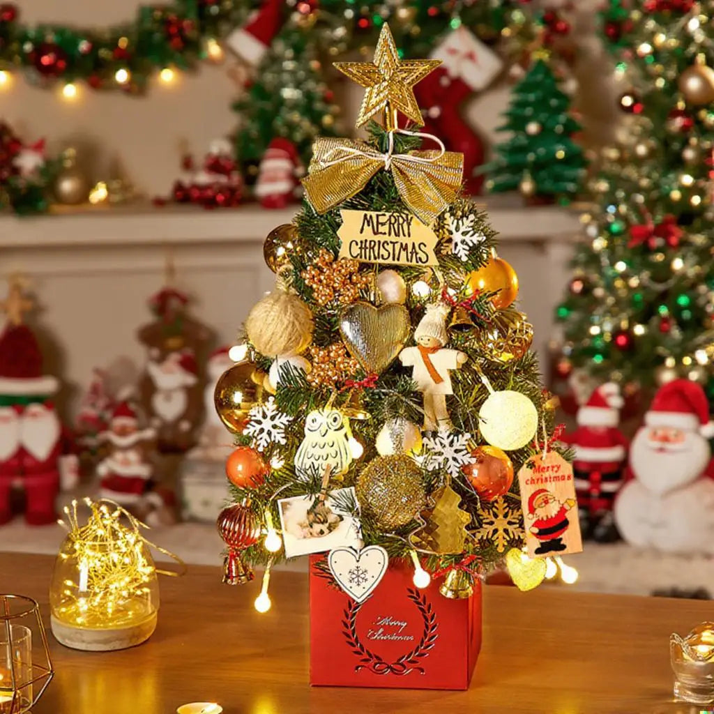 Classic Exquisite Christmas Tree Christmas Creatively Desktop Ornaments