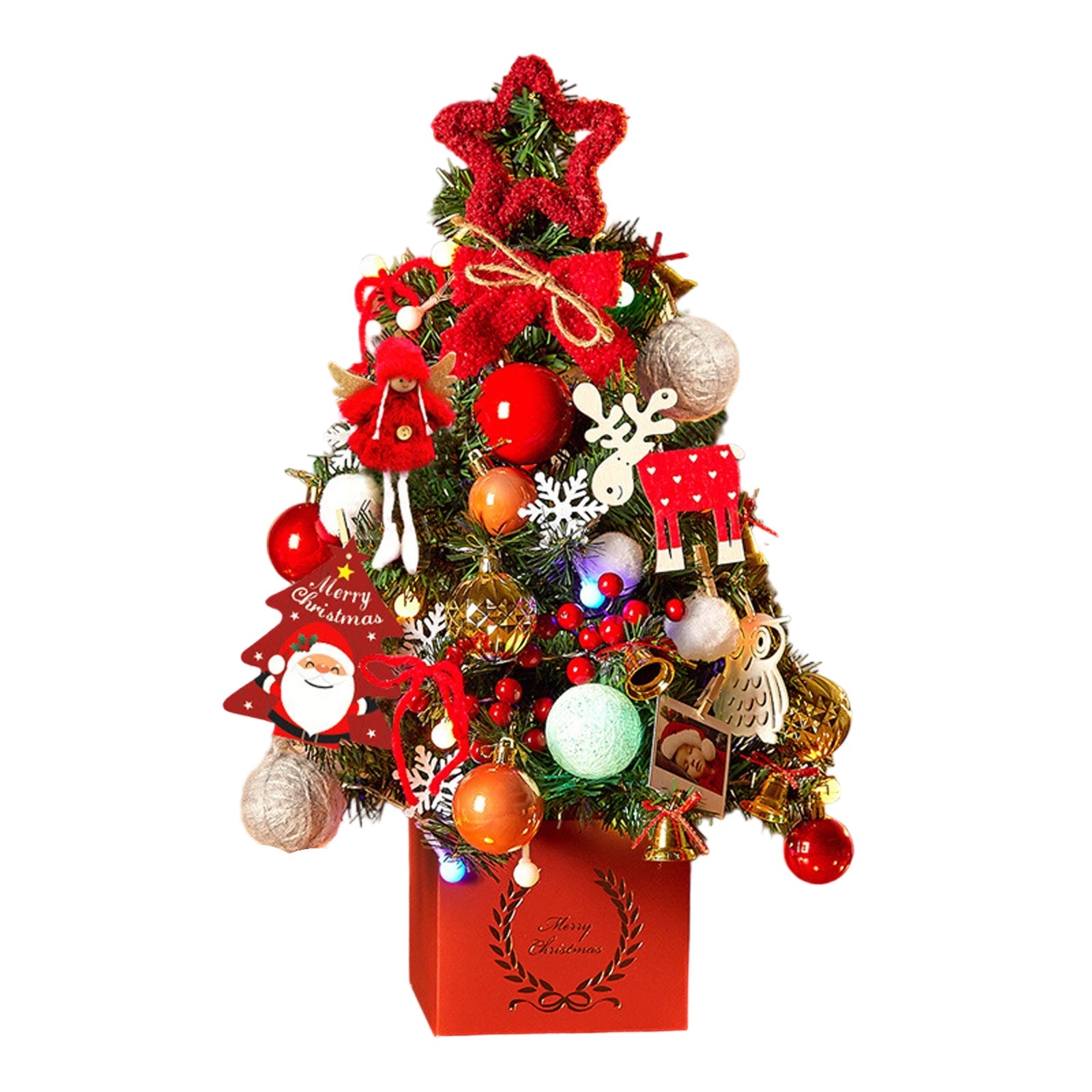 Classic Exquisite Christmas Tree Christmas Creatively Desktop Ornaments