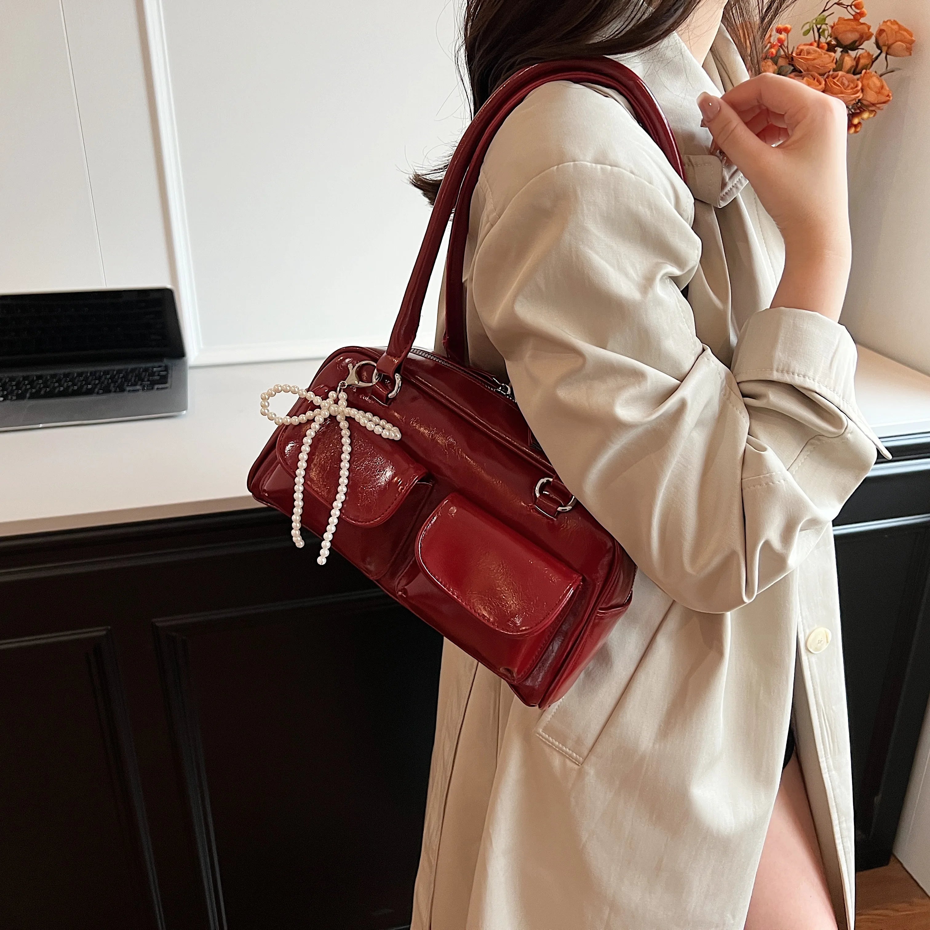 Fashionable Underarm Bow Bag for Women