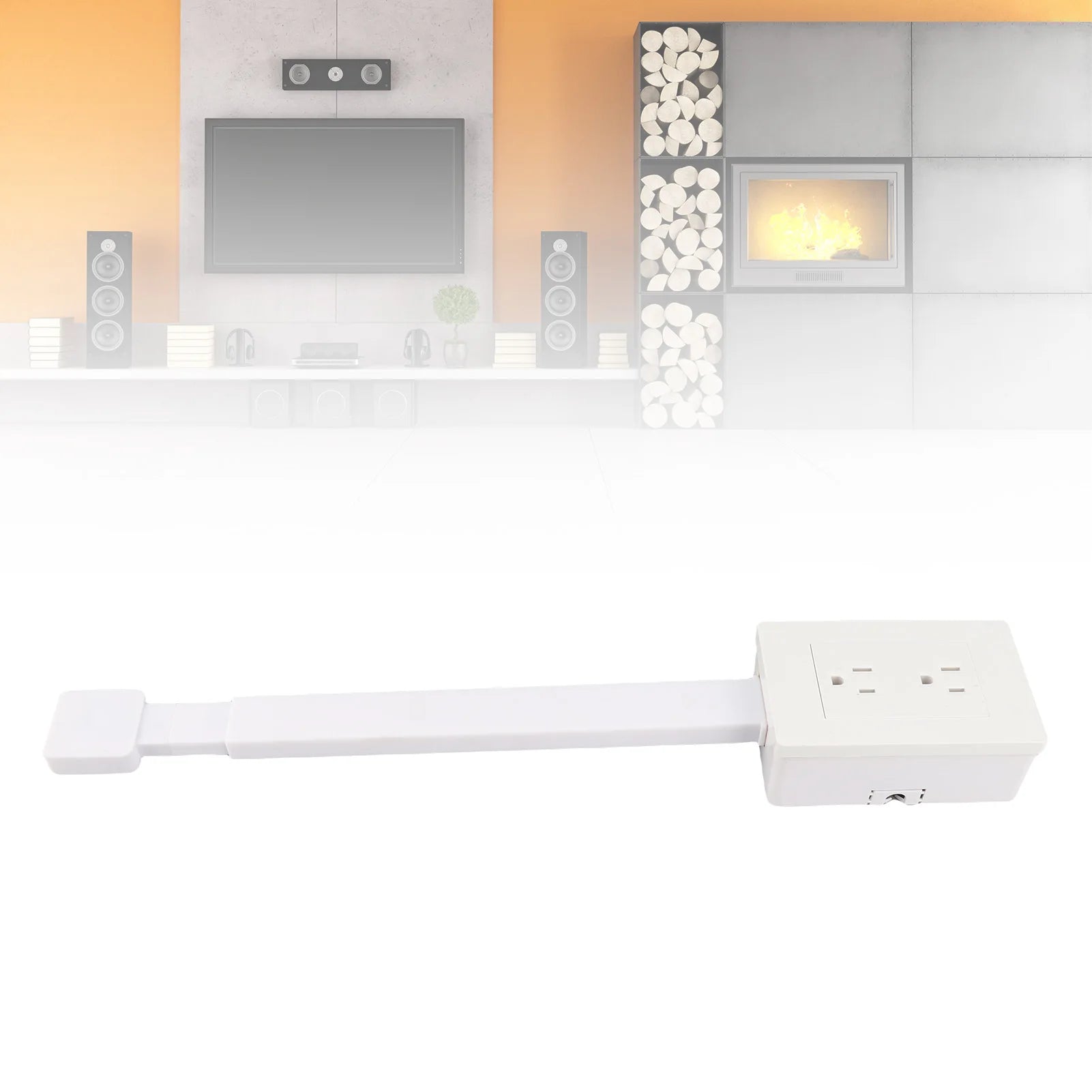 Extendable Power Strip Electrical Outlet Extender