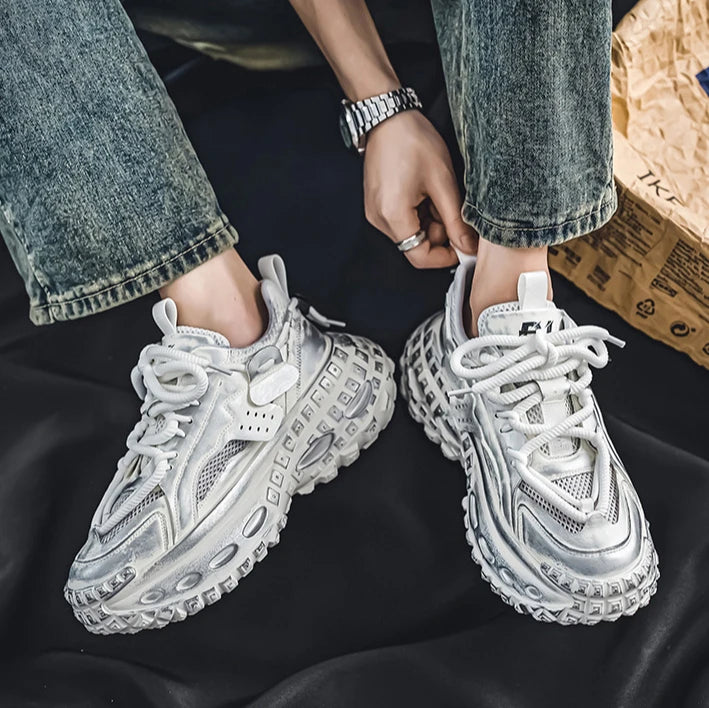 New Summer Outdoor Men's Casual Thick Bottom Sneaker Shoes for Men