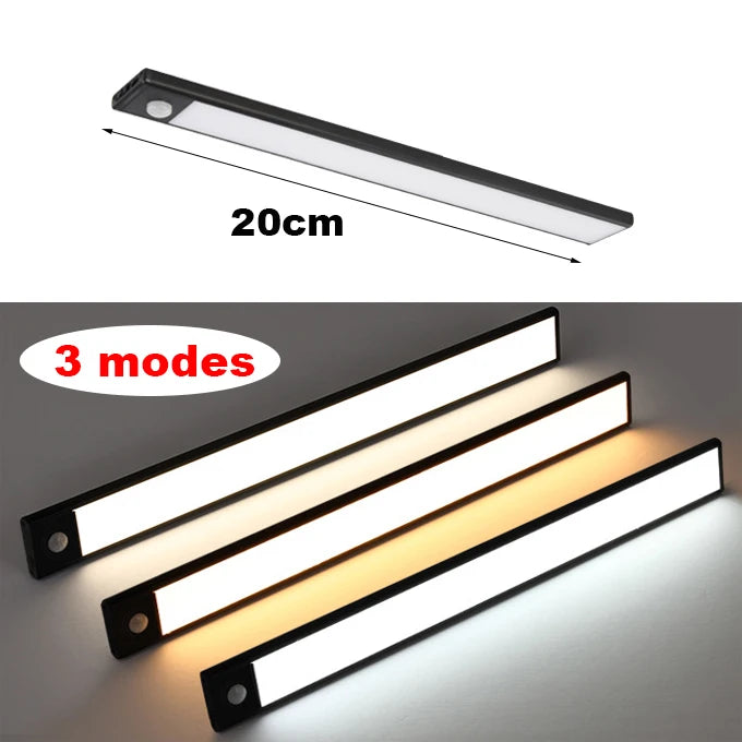 Light Human Body Induction Light Magnetic Suction Bedroom Long Strip Night Light