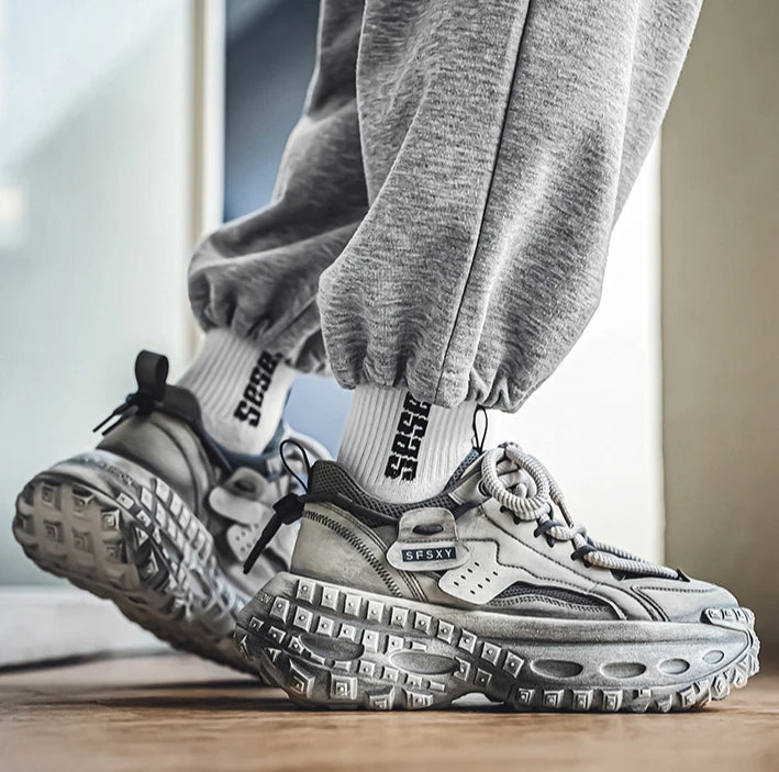 New Summer Outdoor Men's Casual Thick Bottom Sneaker Shoes for Men