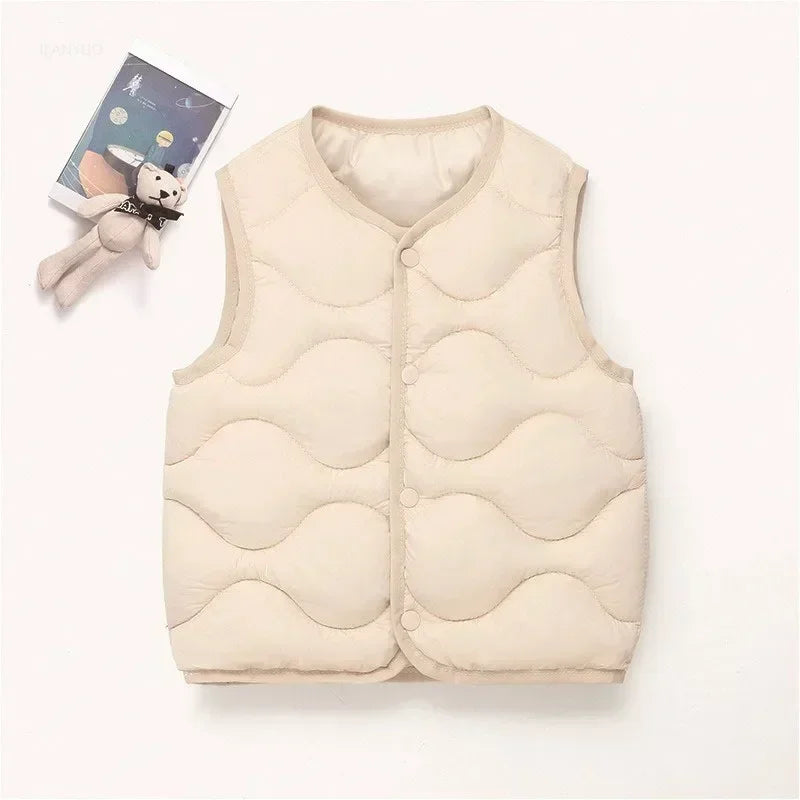 Winter Outdoor Clothes For Children Vests & Vests Winter Kids Boy Girl Clothes