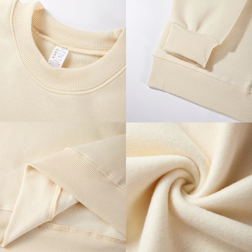 Merry Bright Christmas Gifts Prints Sweatshirt Women Crewneck Casual Hoodie