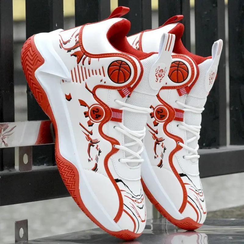 Basketball Shoes Men High Top Breathable Sneakers