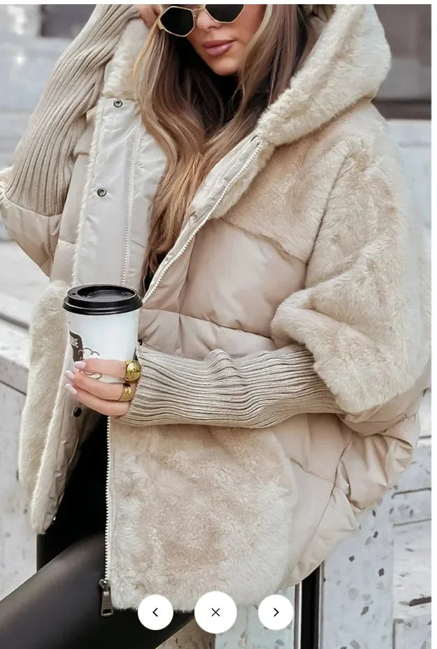 Winter Jacket Women New Down Jacket Hooded Long Sleeve Winter Clothes