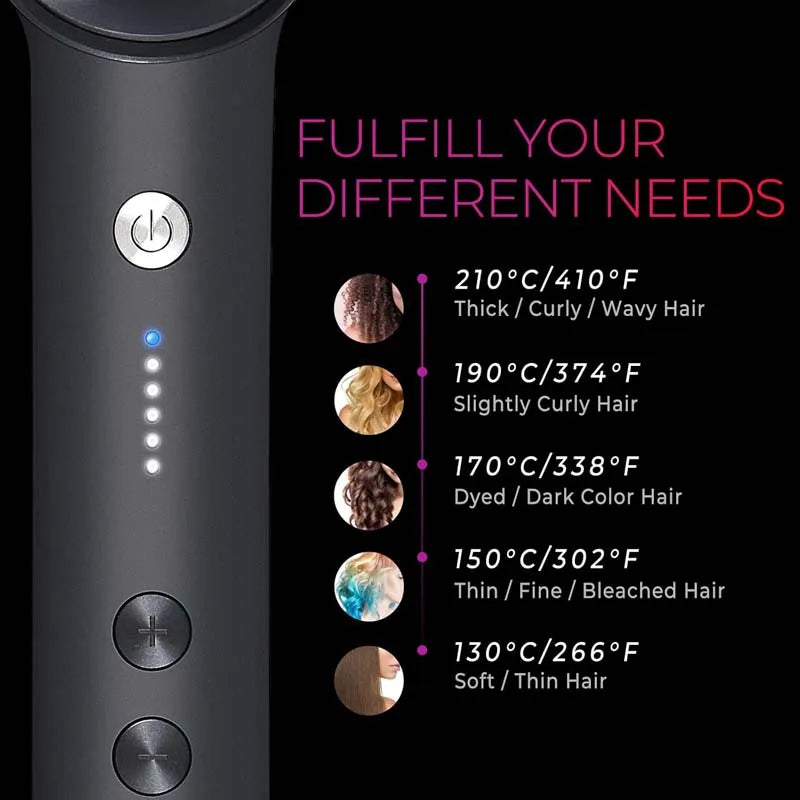 Negative Ion Hair Straight Brush Ptc Heater Comb