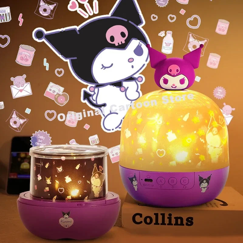 Kitty Sanrio Kuromi Starry Sky Projector Lamp Birthday Gift