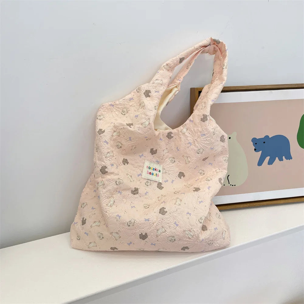 Tote Women Sweet Cartoon Shoulder Bag Shopping Bag